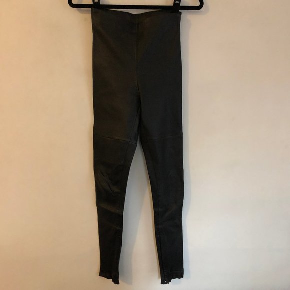 REAL LEATHER STRETCH LEGGINGS - Maison Martin Margiela x H&M - Picture 2 of 8